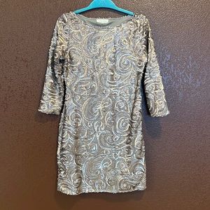 Sugarlips Silver Sequin Dress